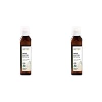 Aura Cacia Organic Skin Care Oil, Castor, 4 Fluid Ounce (Pack of 2)