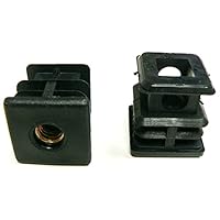 Caster Socket Furniture Insert for Metric M8-1.25 Thread, use with 1