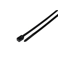 South Main Hardware 888065 12-in Double Loop 100-Pack, 50-lb, Black, Speciality Cable Tie, 100 Piece