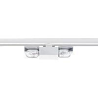Trac 12 Xenon Linear Lighting Dual Lampholder. TL202WH (White Finish)