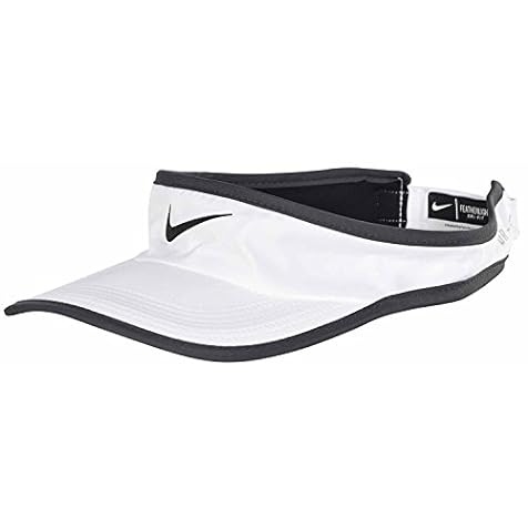 Nike Featherlight Visor White/Black/Black One Size
