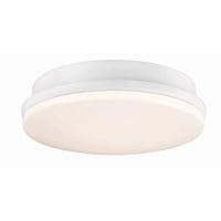 Kute LED Ceiling Fan Light Kit - Matte White 5.51 inch