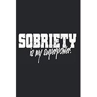 Sobriety Is My Superpower: Notebook For Sobriety Alcoholics Anonymous AA NA Sober Notes Journal Diary Planner (Ruled Paper, 120 Lined Pages, 6