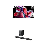 LG G3 Series 77-Inch Class OLED evo Smart TV OLED77G3PUA, 2023 Sound Bar and Wireless Subwoofer S90QY - 5.1.3 Ch, 570 Watts Output, Home Theater Audio with Dolby Atmos, DTS:X, and IMAX Enhanced