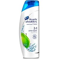 Head & Shoulders Haircare - Green Apple - 2 in 1 Dandruff Shampoo + Conditioner - Net Wt. 23.7 FL OZ (700 mL) Per Bottle - Pack of 2 Bottles