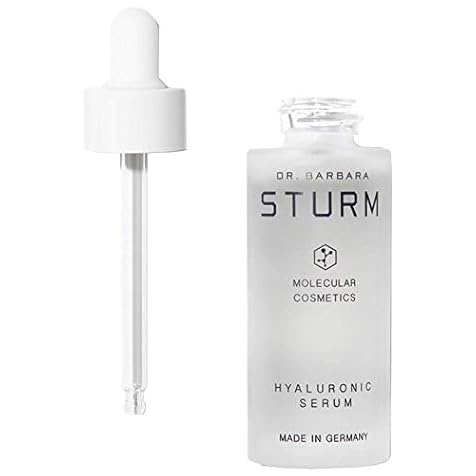 Dr. Barbara Sturm Hyaluronic Serum - Concentrated Face Moisturizer with Purslane + Low and High Weighted Hyaluronic Acid Molecules for Deep, Instant Hydration (30ml)