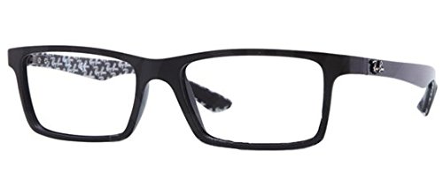 Ray-Ban RX8901 Eyeglass Frames 5263-55 - Demi Gloss Black RX8901-5263-55