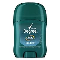 Degree Men Original Protection Antiperspirant Stick, Cool Rush, Trial Size, 0.5 Ounce