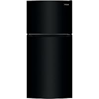 Frigidaire FFHT1425VB 28 Top Freezer Refrigerator with 13.9 cu. ft. Capacity EvenTemp Cooling System Humidity Controlled Crisper Drawer Auto Close Doors Energy Star ADA Compliant in Black