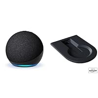 All-new Echo Dot (5th Gen, 2022 release) Bundle. Includes Echo Dot (5th Gen, 2022 release) | Charcoal & the Made For Amazon Wall Mount | Black