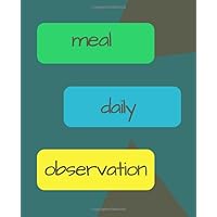 Meal daily observation: Life motion, 120 days, 4 months