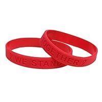 HIV/AIDS Awareness Silicone Bracelet 25 Pack