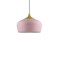 Modern Creative Aluminum Pendant Light Decorative Contemporary Chandelier Fixture Ceiling Hanging Lamp for Dining Room Study Living Room Cafe Shop E27 Lovely (Color : Pink)