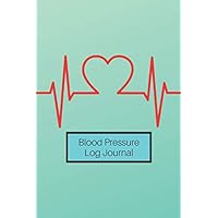 Blood Pressure Log Journal: Health Tracker Logbook to Record Daily BP, Weight and Blood Sugar Readings