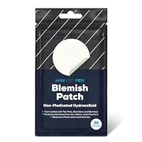 HANHOO Men's Blemish Patch | Hydrocolloid Spot Treatment with Aloe Vera, Tea Tree, & Bamboo | Blemish Patch Reduces Pimples, Inflammation, and Heals Minor Cuts (36 Count)