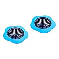 CHuangQi Plastic Sink Strainer Easy Clean Sink Drain Filter, Kitchen Appliance Accessories, Pack of 2