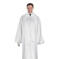 Catholic White Pulpit Robe W/Jacquard