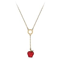 Disney Snow White Apple Necklace-Disney Fairytale Designer Collection