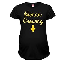 Human Growing funny maternity shirt pregnant surprise announcement tshirt