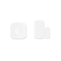 Door and Window Sensor Plus Aqara Wireless Mini Switch, Requires AQARA HUB, Zigbee Connection, for Remote Monitoring, Alarm System and Smart Home Automation