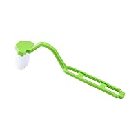 Portable Curved Toilet Cleaning Brush Bathroom Cleaning Accessories Toilet Brush Corner Brush Bending Handle Scrubber 1pc Attractive and Professional