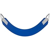 Swing Set Stuff Commercial Rubber Belt Seat with SSS Logo Sticker, Blue