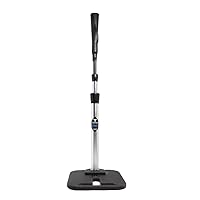 Pro Batting Tee | Pro Style Weighted Hitting Tee for Baseball Softball Slow Pitch | Adjusts 26-43” | Age 8 up| Weighted Base, Hand Rolled Flextop, Reinforced Steel Stem | Hand Assembled in US