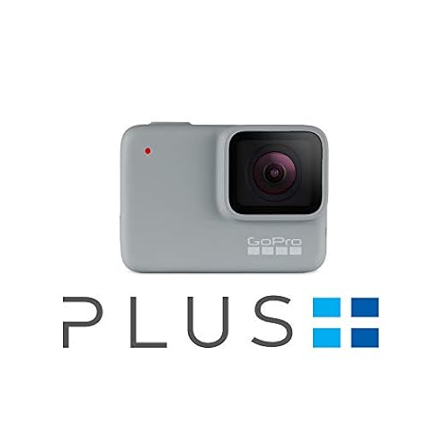 GoPro HERO7 White — Waterproof Digital Action Camera with Touch Screen 1440p HD Video and GoPro Plus | Subscription with Monthly Auto-Renewal