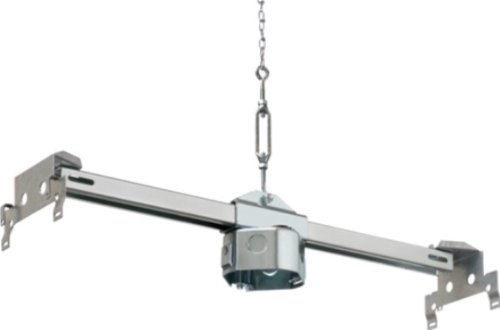 Arlington FBRS420SC-1 Steel Fan and Fixture Fan Mounting Box for Suspended Ceiling, 70-pound capacity, Metallic, 1-Pack