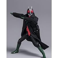 BANDAI SPIRITS S.H. Figuarts Kamen Rider No.2 Action Figure, 5.9 inches, Replaceable Wrist Parts, Wired Fabric Coat