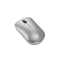 Lenovo 540 Wireless Computer Mouse for PC, Laptop, Computer with Windows or Chrome OS - 2.4 GHz USB-C Wireless Pairing Receiver - Compact Size - 18-Months Battery Life - Ambidextrous - Cloud Grey