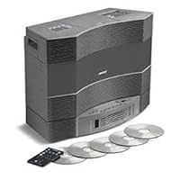 Bose Acoustic Wave Music System II and Wave Multi-Disc 5 CD Changer II - Titanium Silver (Renewed)