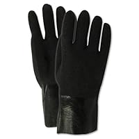 MAGID MultiMaster T2070R Sand Finish PVC Gloves, Green