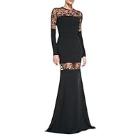 lace Jersey Mermaid Silhouette Party Dress plus1x-10x(SZ16-52)