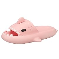Shark Slippers (Adults and Teenagers), Cute Shark Design, Open Toe, White Teeth, Soft Sole, Casual and Comfortable, Home Essentials