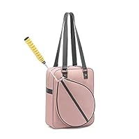 Badminton Shoulder Bag Handbag, Laptop Bag, Multifunctional Fitness Storage Bag, Badminton Racket, Ball and Other Accessories (Color : Pink)
