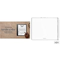 Kindle Scribe Basic Pen Bundle. Includes Kindle Scribe (64 GB), Premium Pen, & Made for Amazon Clear Case