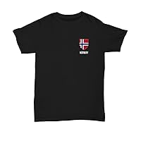 Norway Shirt, Best Norwegian Short Sleeve Vintage Flag Tshirt Pride Gifts T Shirt for Men Women Presents Plus Size Unisex Tee