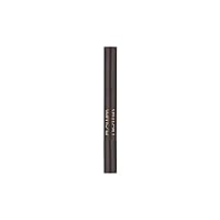 FLOWER BEAUTY Draw in the Line Eyebrow Pencil - Long-Lasting + Smudge-Resistant - Self-Sharpening + Built-In Spoolie - Dark Brunette