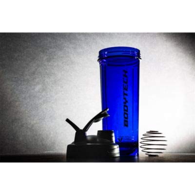 BODYTECH Pro32 Shaker Bottle with Wire Whisk BlenderBall - Blue (32 fl oz.)