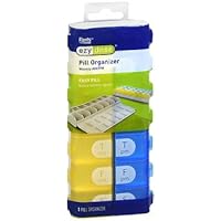 Ezy Dose Weekly AM/PM Pill Organizer 67705, Pack of 3