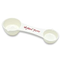 All in One Measuring Spoon for Dry & Liquid Ingredients for Preparing, Baking, Cooking - 4-in-One Kitchen Utensil has 1 Tablespoon, 1 Teaspoon, ½ Teaspoon, ¼ Teaspoon