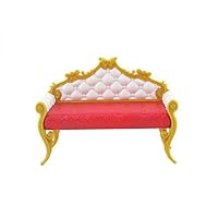 Ever After High Replacement Sofa 2 in 1 Castle / High-School Doll Playset DLB40 - Includes 1 Red, White and Gold Plastic Couch