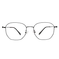 Blue Light Blocking Reading Glasses Women Men Small Face Computer Fashionable Lightweight Retro Metal Frame