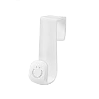 Ubbi Multi-Use Potty and Utility Hook, No Hardware Or Installation Needed, Durable and Sturdy to Hang Over Toilet Tank Or Door, Polypropylene, White