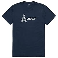 Rapid Dominance RS2-SF4-NVY-04 US Space Force4 Relaxed Graphic T-Shirt, Navy - Extra Large