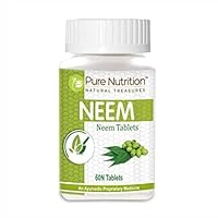 Neem Capsules Supplement for Hair,Body, Clean and Healthy Skin, Pure Herbs for Skin Wellness, Improves Skin Health -60 Capsules