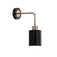Bedside Wall Light, Metal Adjustable 350 Degree Wall Lamp, Antique Lighting Shade Wall Light Fixtures Wall Sconces for Living Room Kitchen Aisle, E27 Lamp Socket
