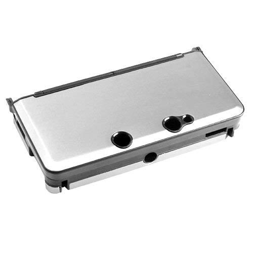 OSTENT Anti-shock Hard Aluminum Metal Box Cover Case Shell Compatible for Nintendo 3DS Console Color Silver
