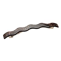 France Luxe Wavy Long and Skinny Barrette, Mojave - Comfortable Fit With A Simple Design